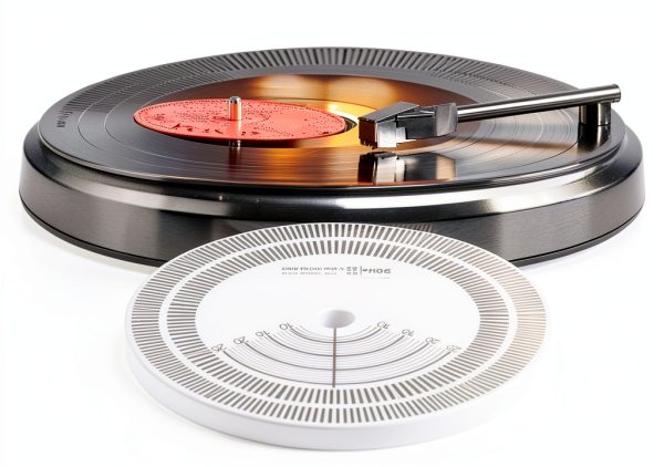 WALFRONT Stroboscope Record Calibration Disc Acrylic-2