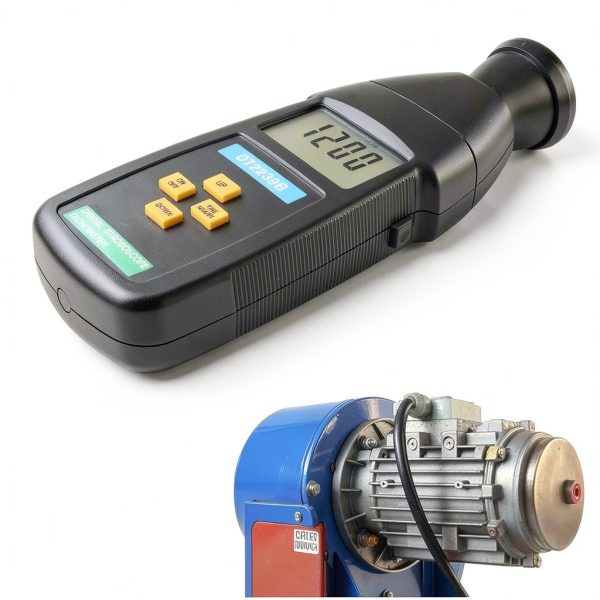 Qionia Stroboscope Tachometer LCD Display Durable ABS-2