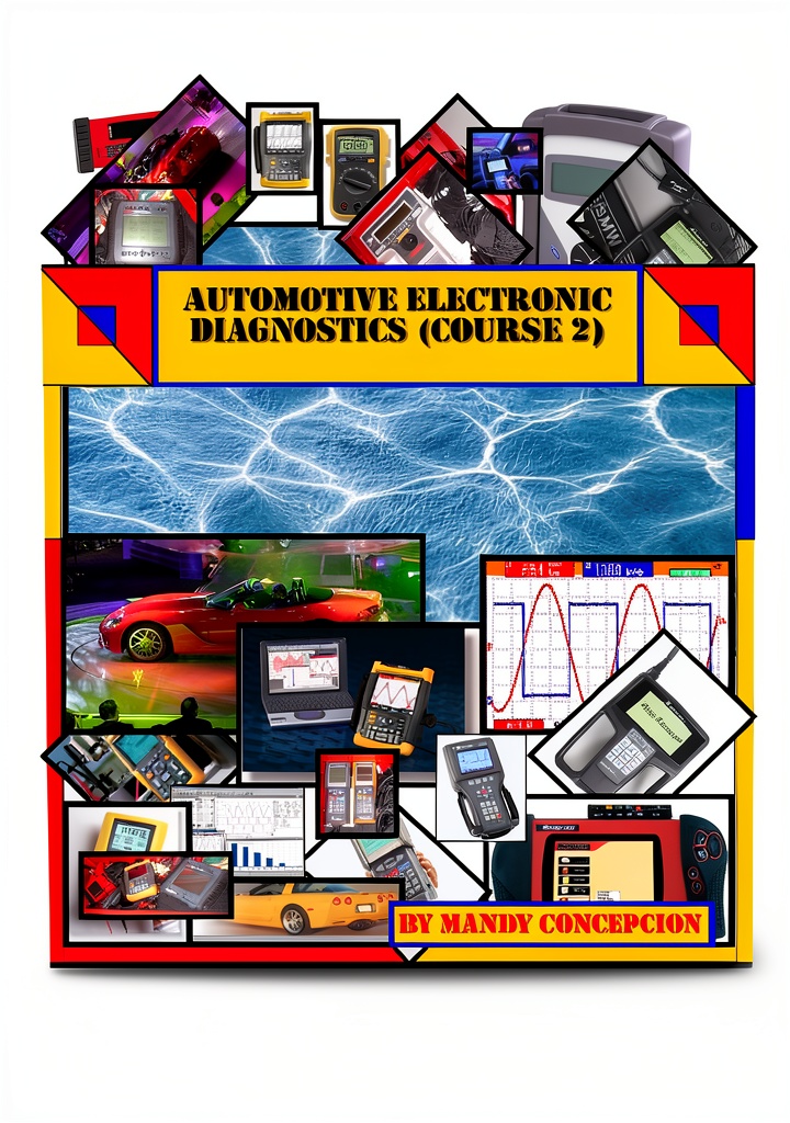 Installing Auto Diagnostics Automotive Engineering Repair Guide Kindle on a wooden desk