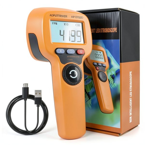 AOPUTTRIVER LED Stroboscope Tachometer RPM Measurement Tool-0