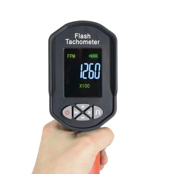 Kethvoz Digital Tachometer Non-contact Measurement LED-4