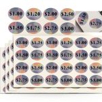 Pop Resin Vending Machine Labels Holographic Silver Price-0