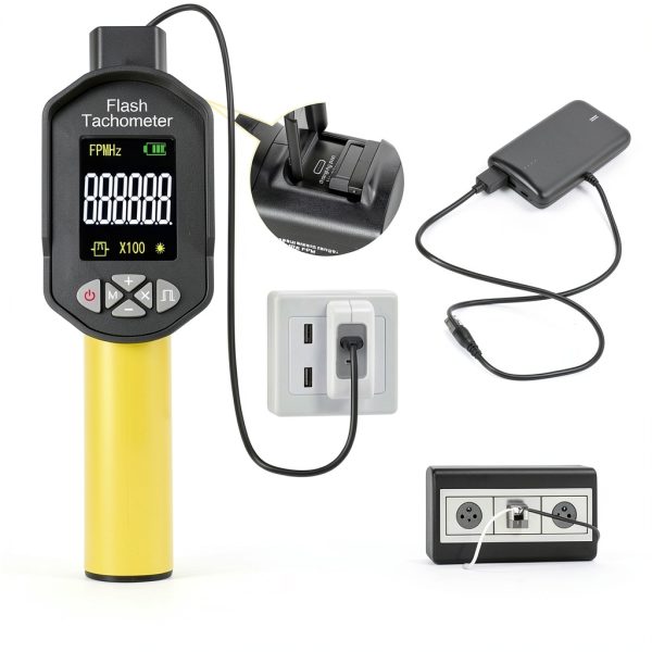 AOPUTTRIVER Digital Stroboscope Tachometer High Accuracy RPM-4