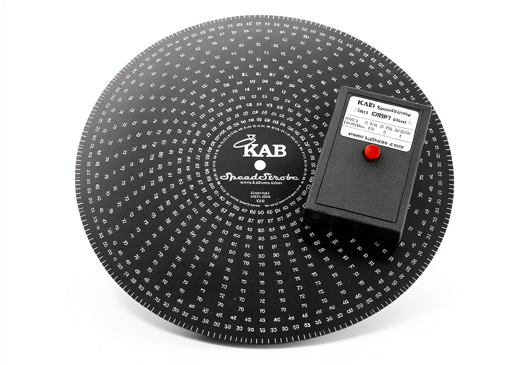 KAB Stroboscope in use on an industrial workbench