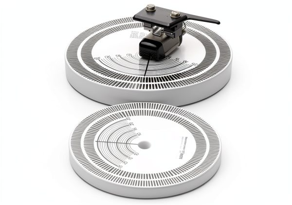 WALFRONT Stroboscope Record Calibration Disc Acrylic-8