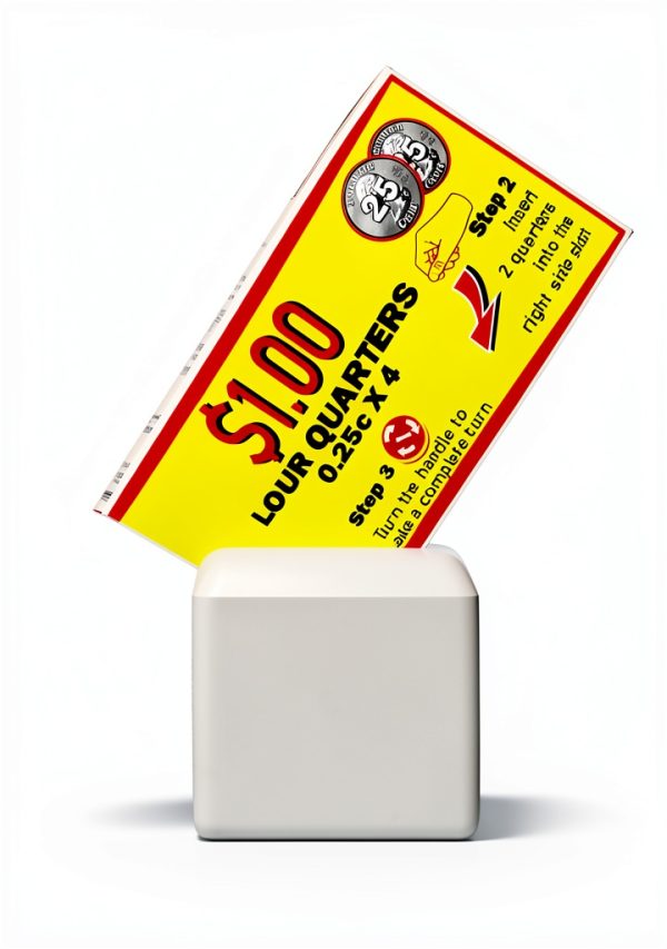 One Dollar Vinyl Decal ACKSTAR Vending Sticker-2