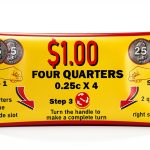 One Dollar Vinyl Decal ACKSTAR Vending Sticker-0