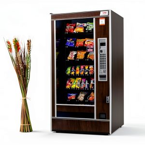 Vending Label Snack Attack Vending Black-0