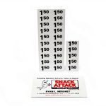 Vending Labels Snack Attack Vending Durable Vinyl-0